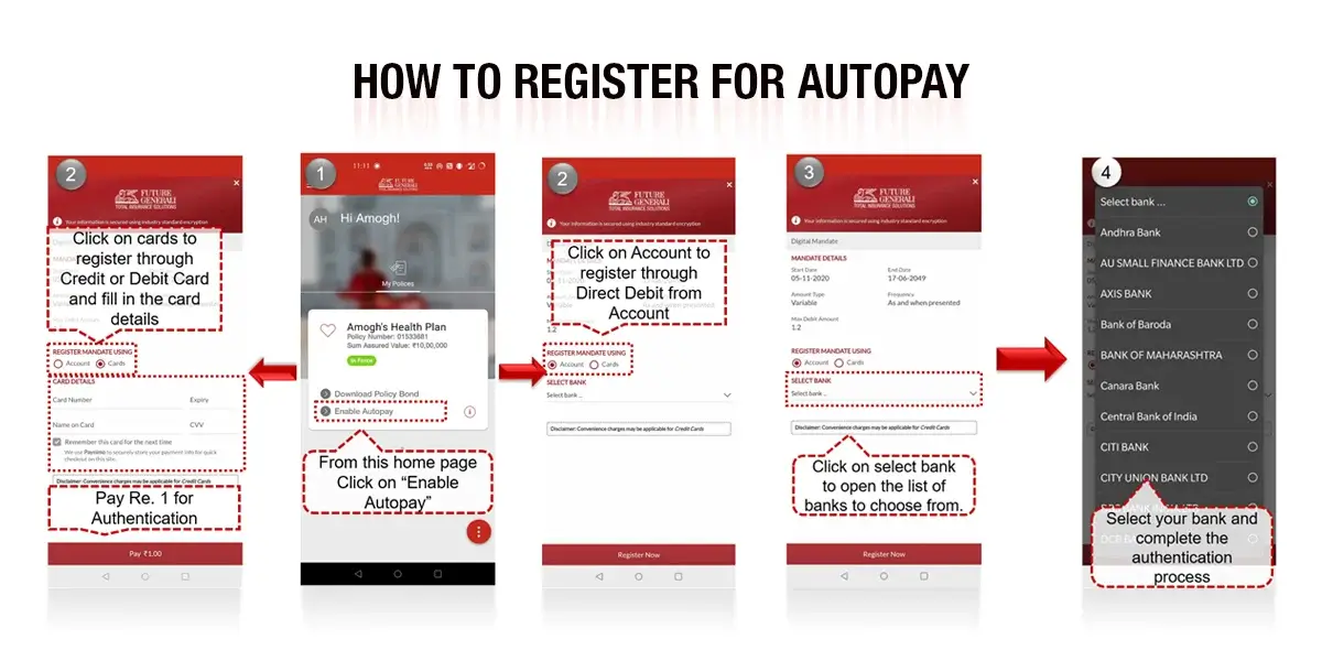 How to register for autopay