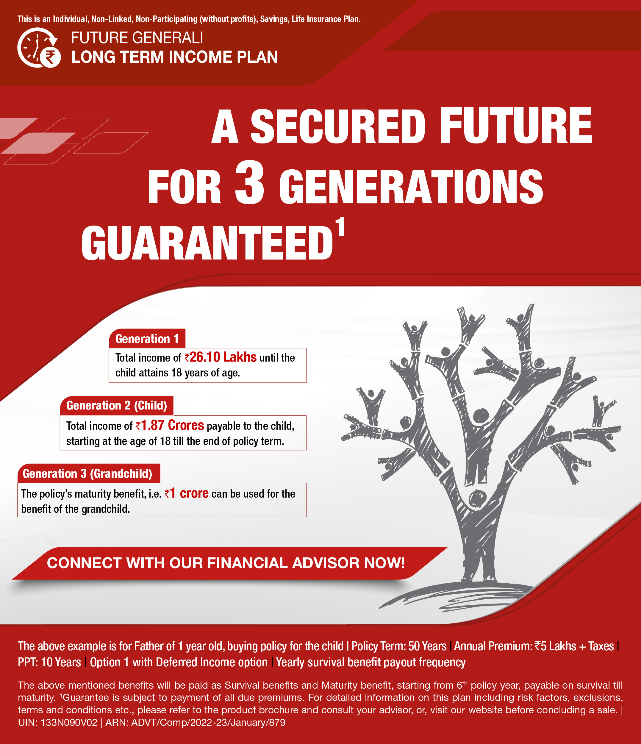 A secured future for 3 generations guaranteed