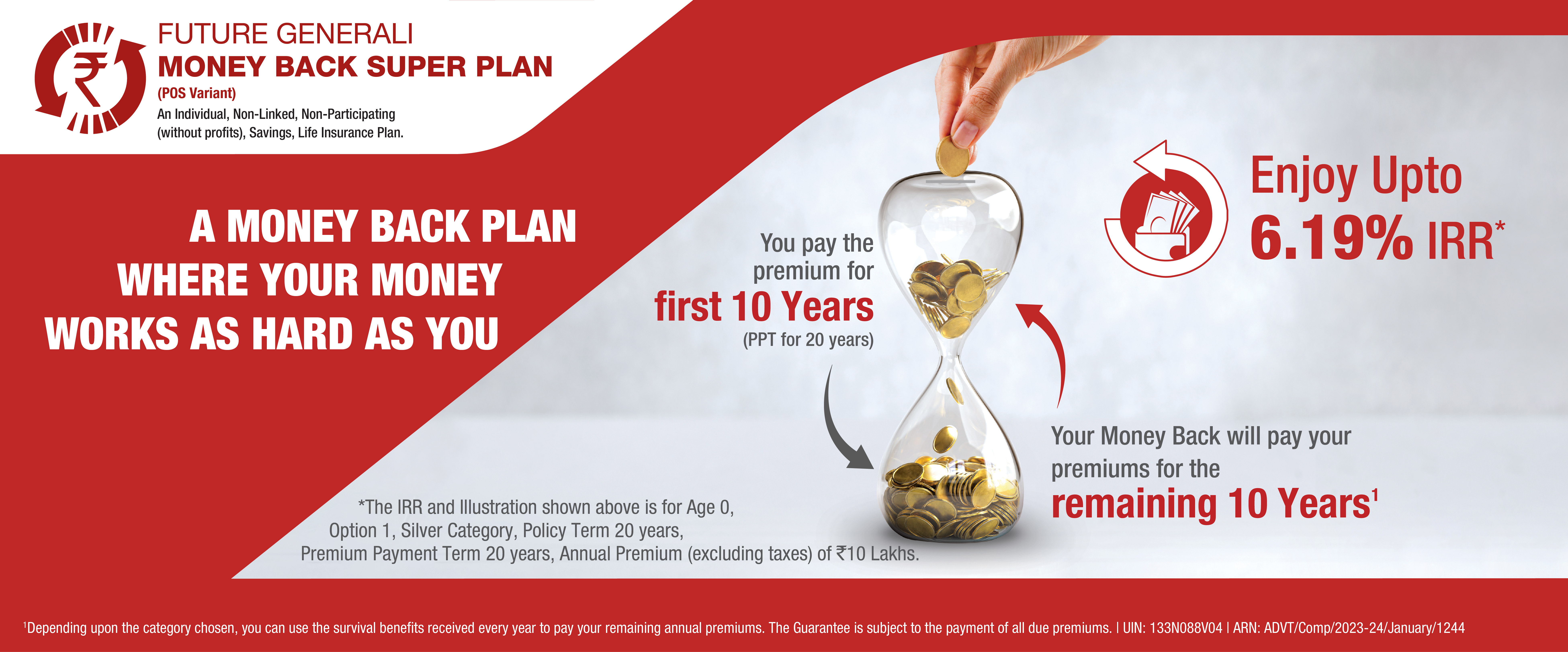 Future Generali Money Back Super Plan (POS Variant)