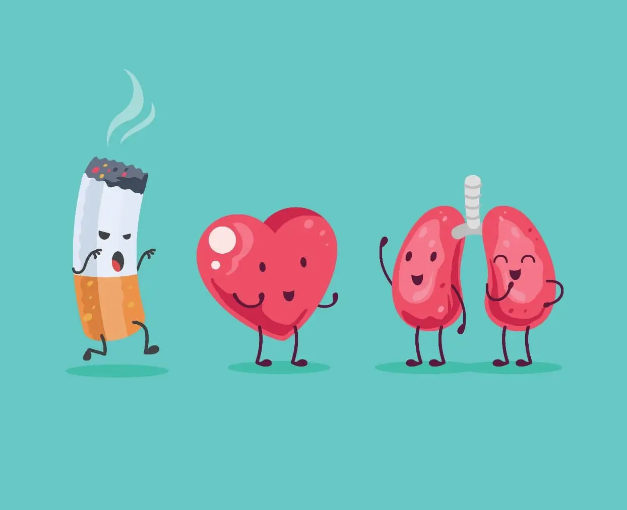 Throw the smoke away Quit Smoking